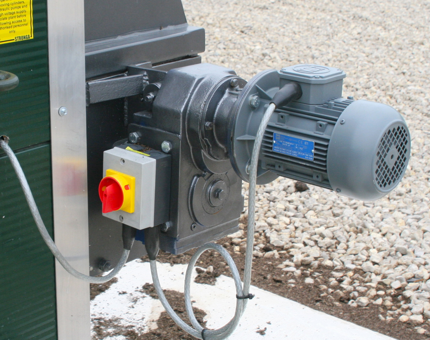 FlowDrya Motor- und Getriebebaugruppe