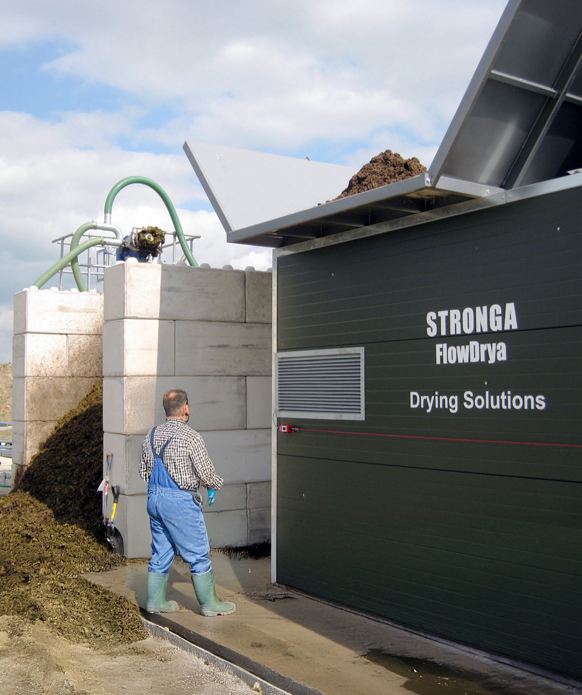 FlowDrya digestate fibre dryer installed at AD plant