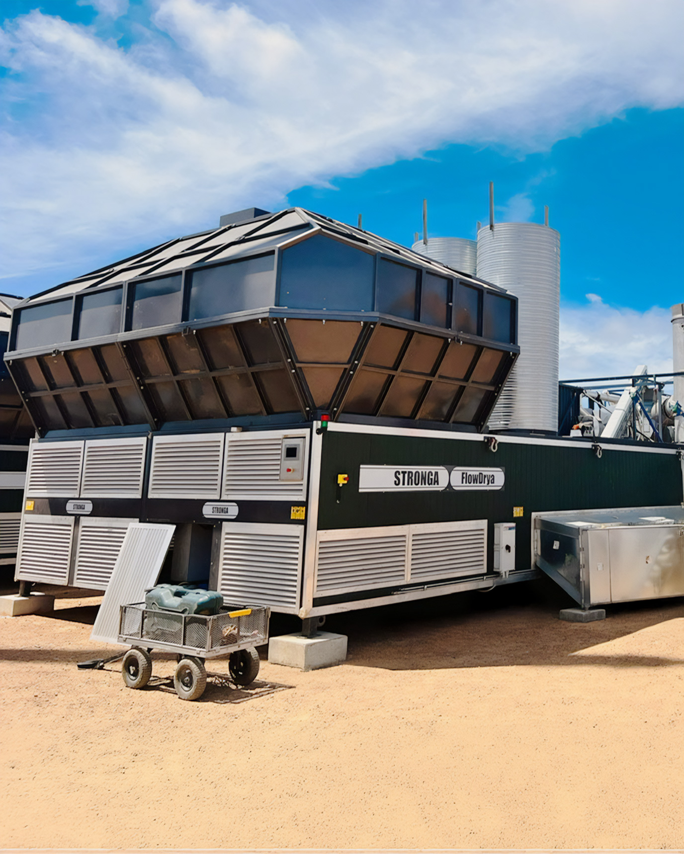 FlowDrya biomass drying installation